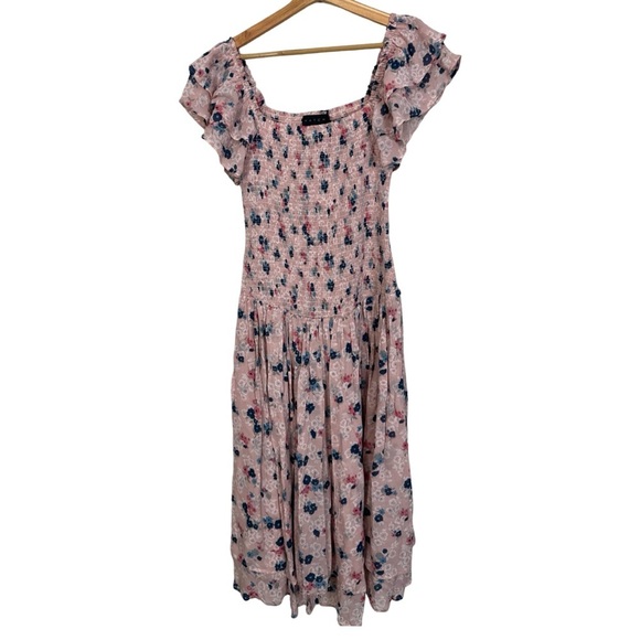 Hatch Maternity Smocked Floral Dress Size XS  In Spring Floral Bloom NWT - Picture 8 of 15